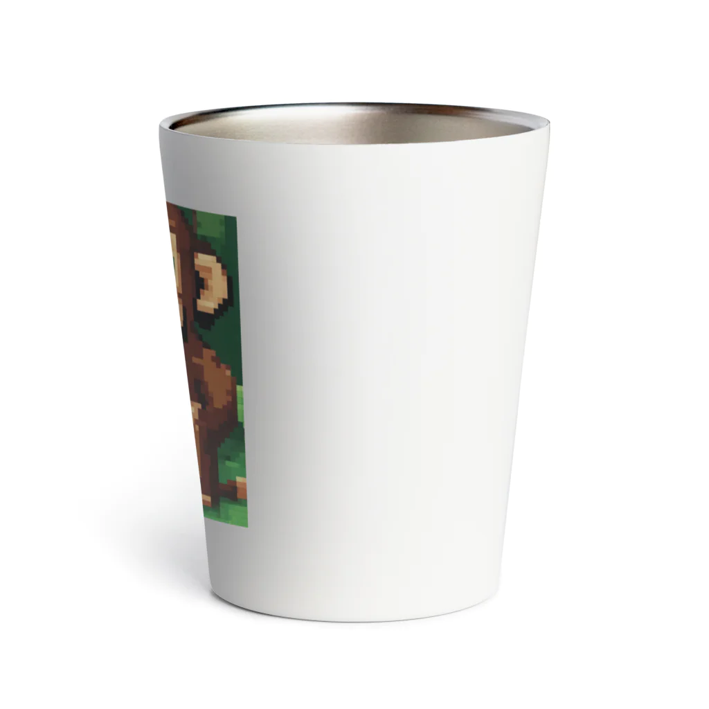 クリティカルクローの知らせるサルくん Thermo Tumbler