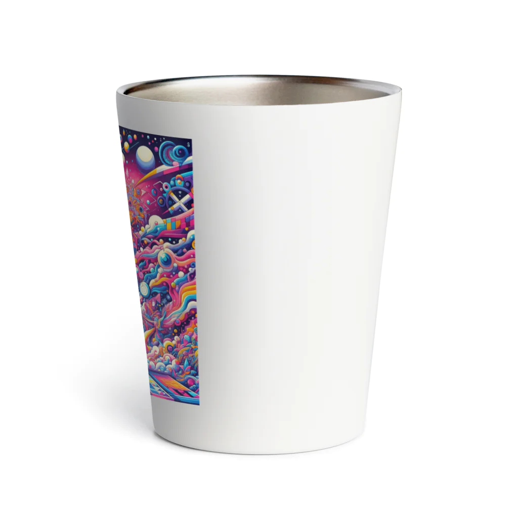 トトベス(T∴B∴M∴)🕊️の神聖リリスちゃん神殿 🌈💞31.サイケデリック宇宙アーケード商店街 Thermo Tumbler