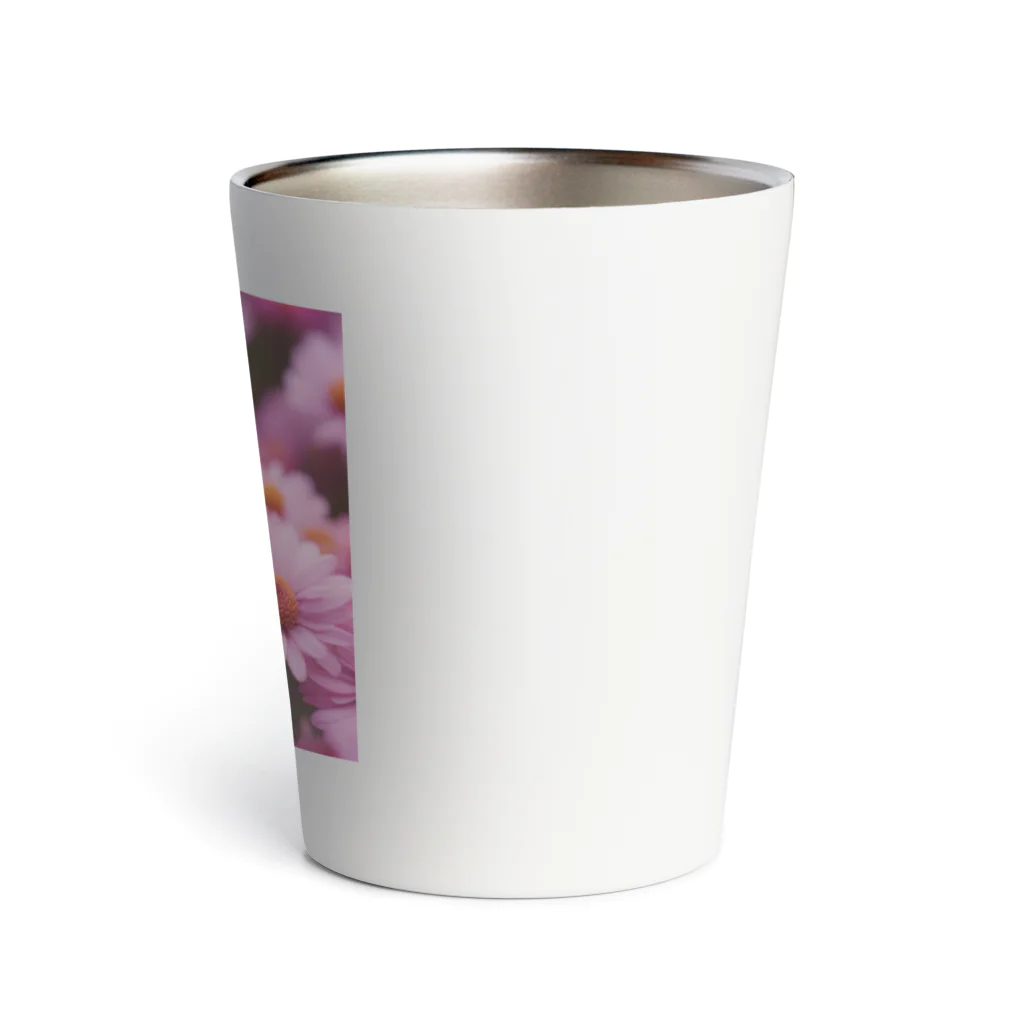 紅茶のフクジュソウ柄 Thermo Tumbler