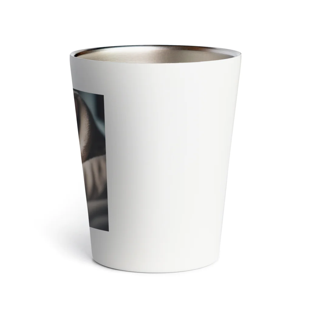 cat_japanの休憩を迫る猫 Thermo Tumbler