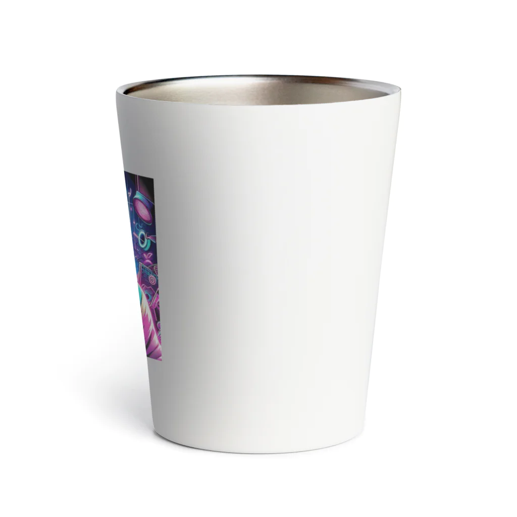 AIフォトSHOPのイケ猫DJ Thermo Tumbler