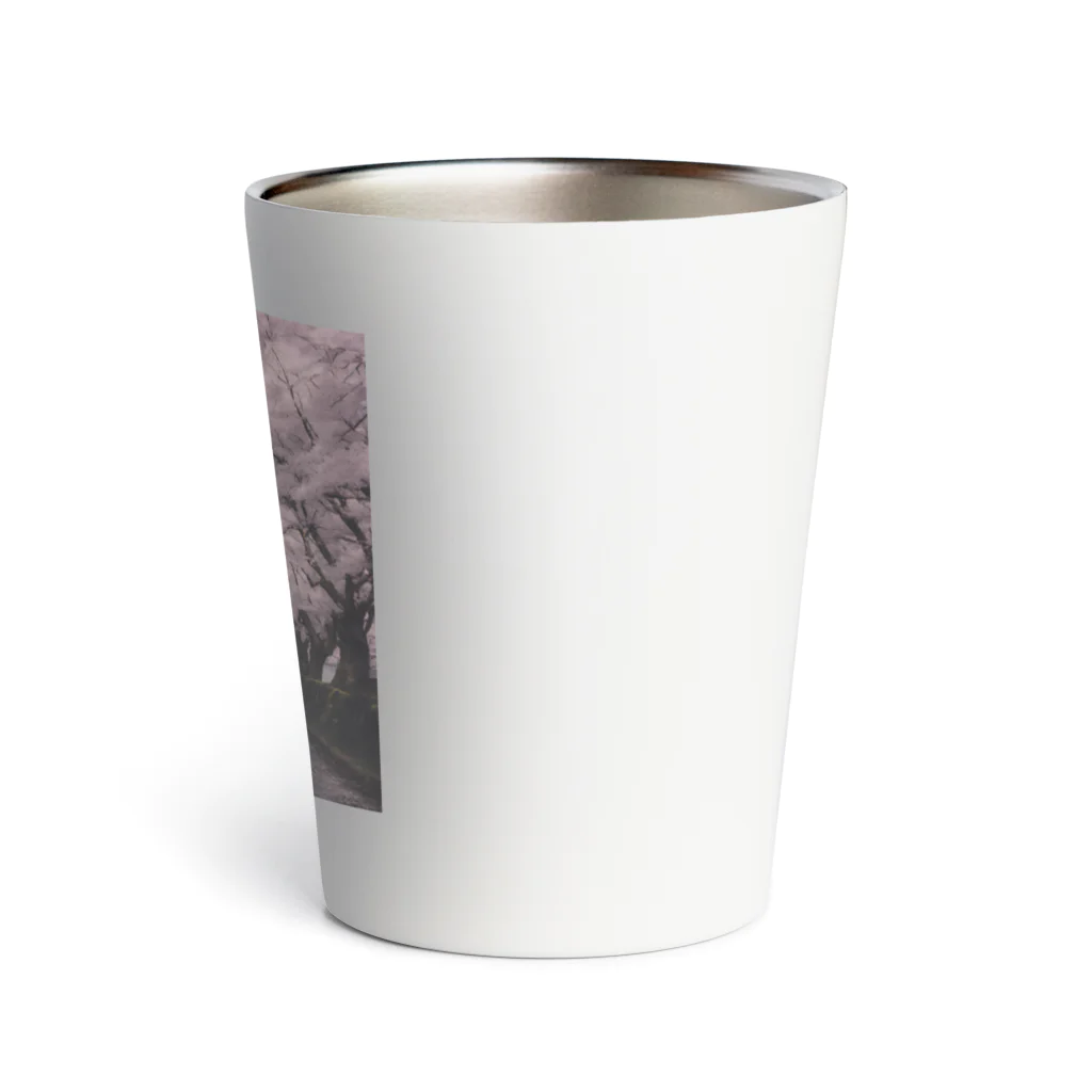 mitsusharkの桜のトンネル Thermo Tumbler