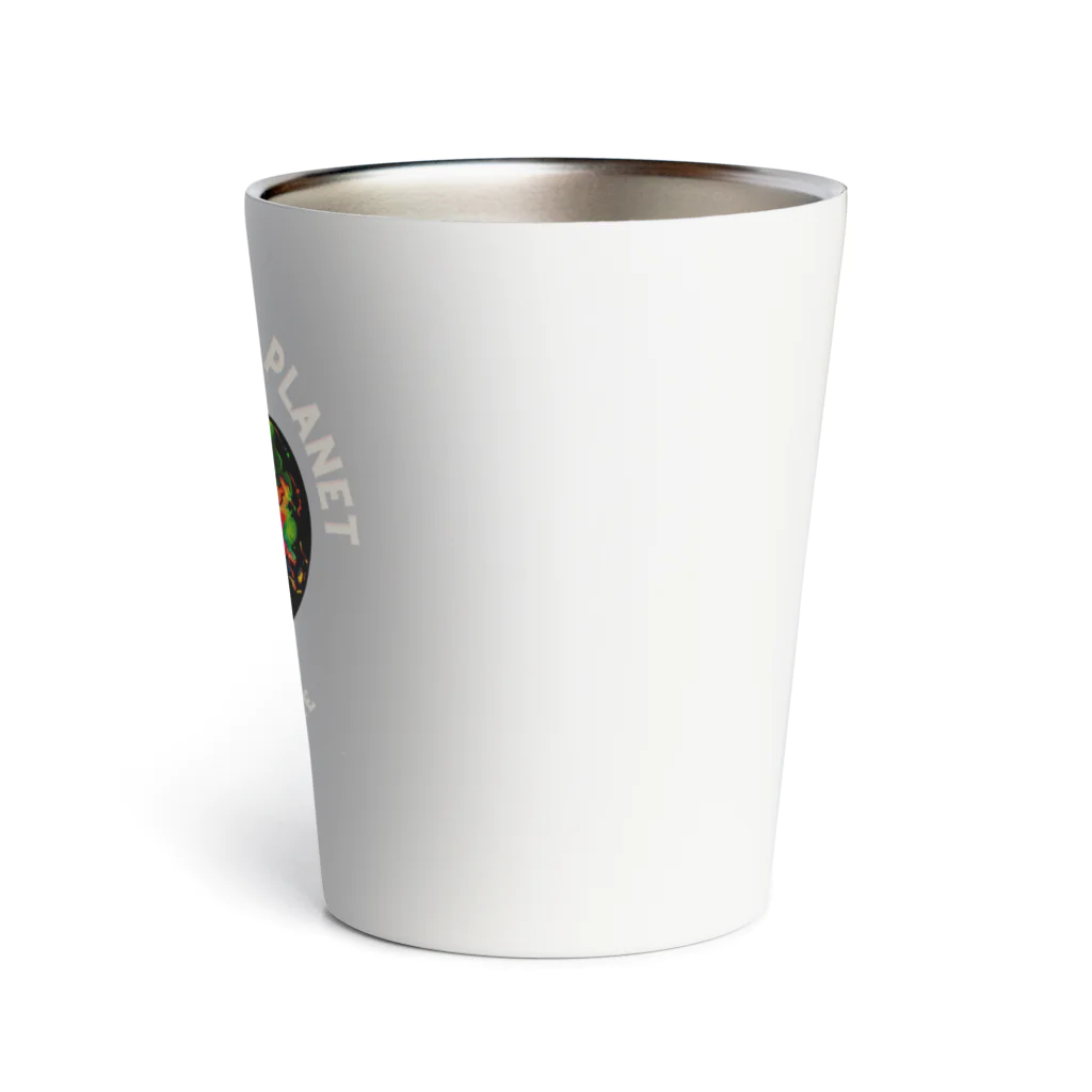 KULIEITAの地球の日　Earth day 地球　ハート　ブルー Thermo Tumbler