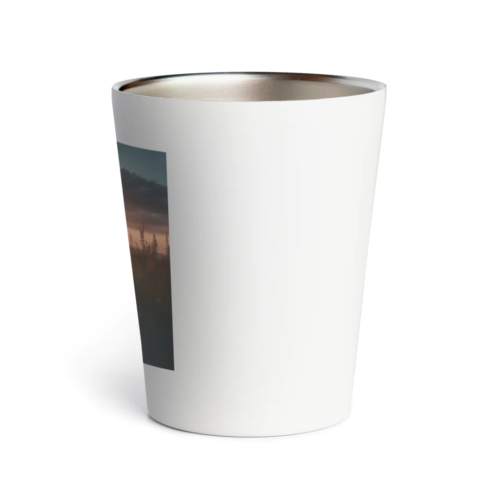 kam-kam0713の夕暮れ時の景色 Thermo Tumbler