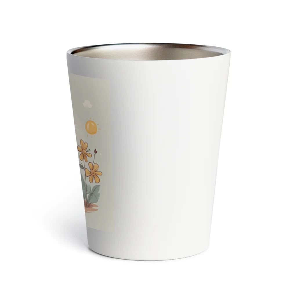 ぷっくりショップの耳が可愛いうさぎちゃん Thermo Tumbler