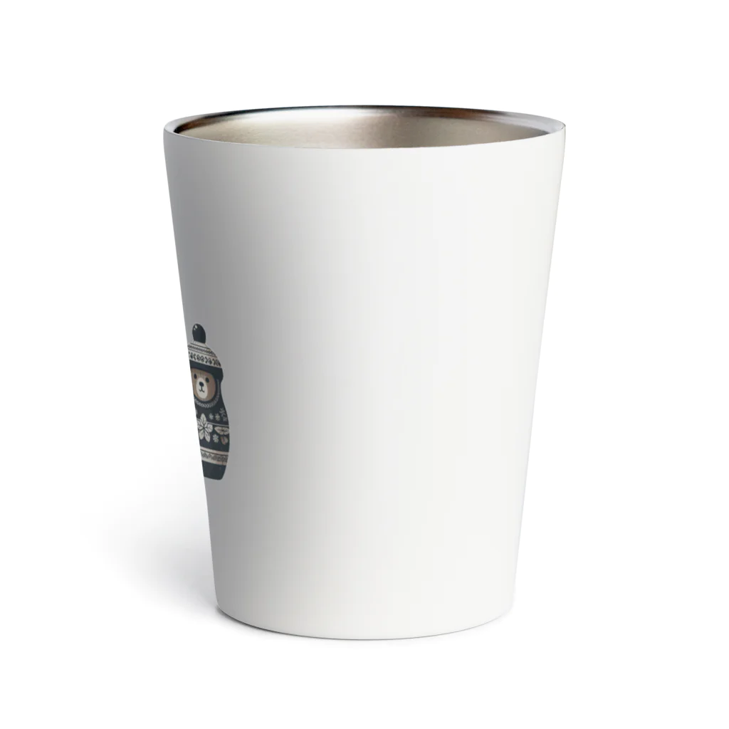 itanki3のグリズリーこけし Thermo Tumbler