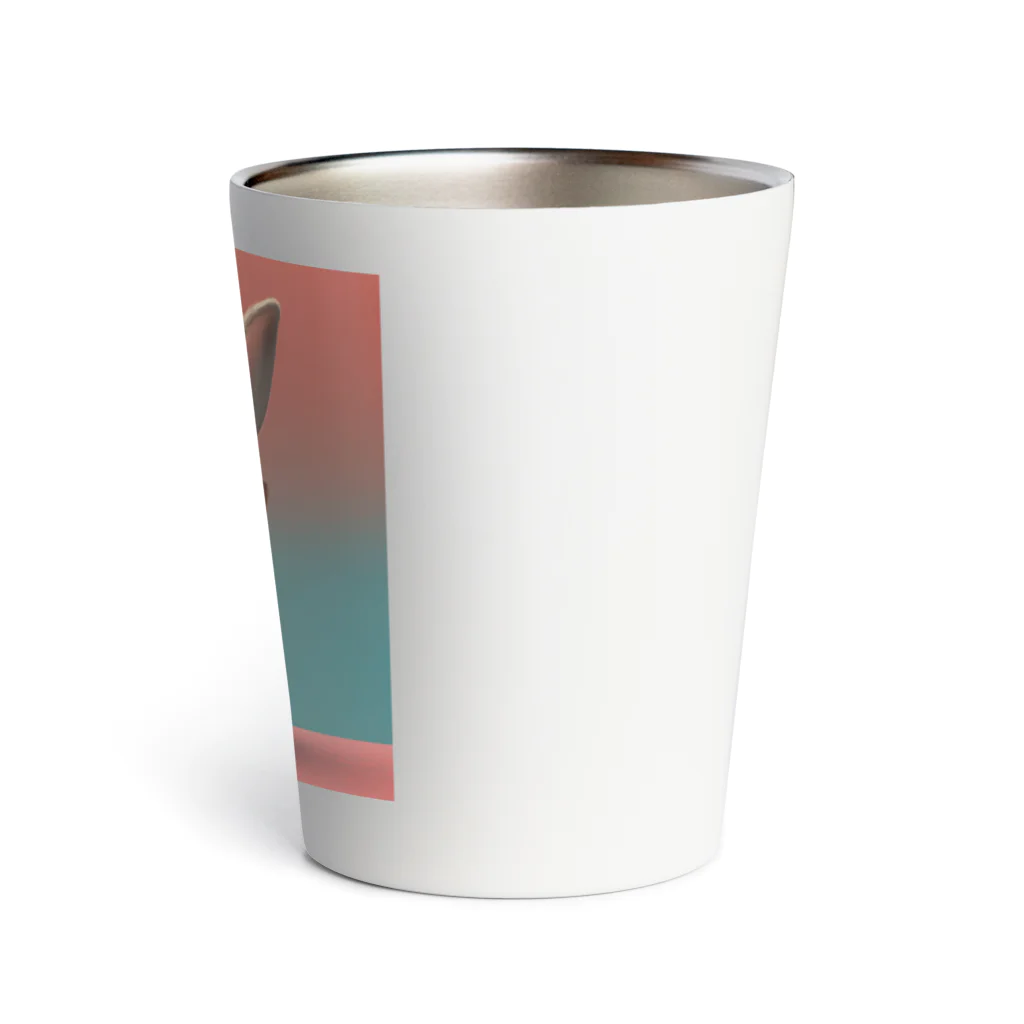 うさぎやのサングラスをかけたうさぎ3 Thermo Tumbler