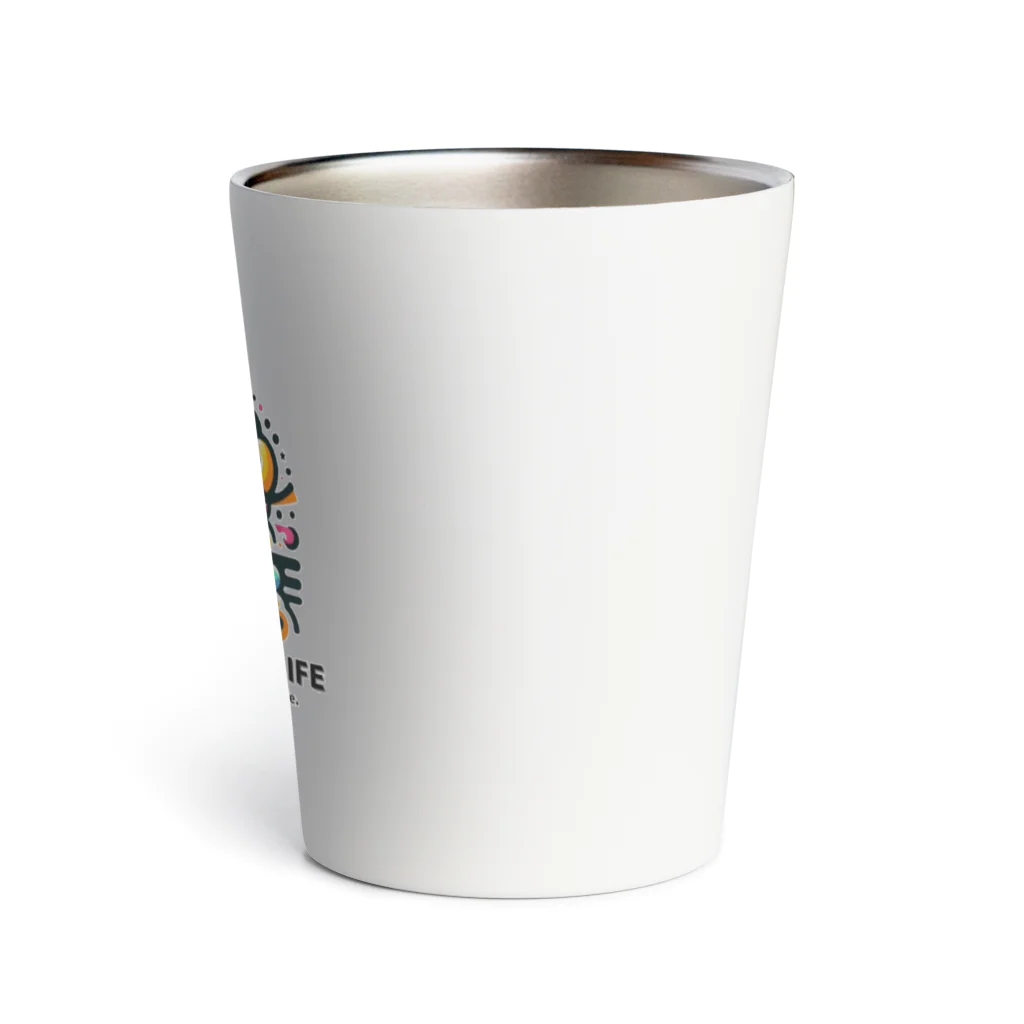 コーヒー MAKES ME WHAT ?!のNO COFFEE, NO LIFE (sociable) Thermo Tumbler