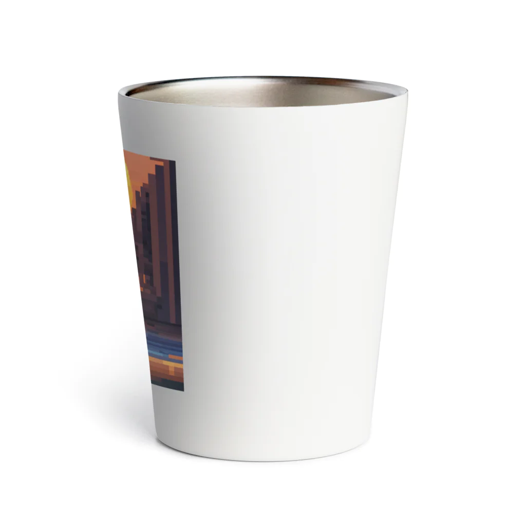 mazislowlifeの夕日の眺め Thermo Tumbler