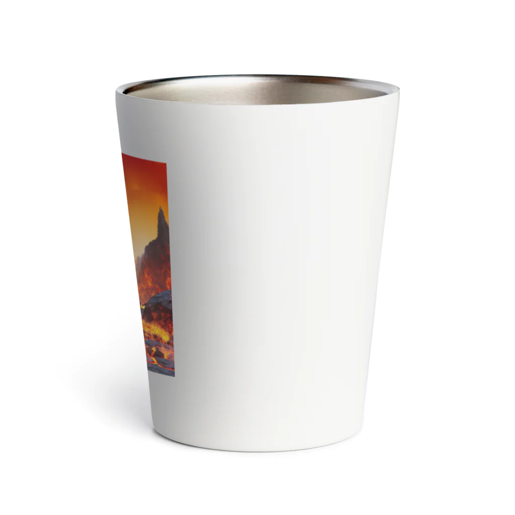 lonely_wolfの炎のタイガー・バーサーカー Thermo Tumbler