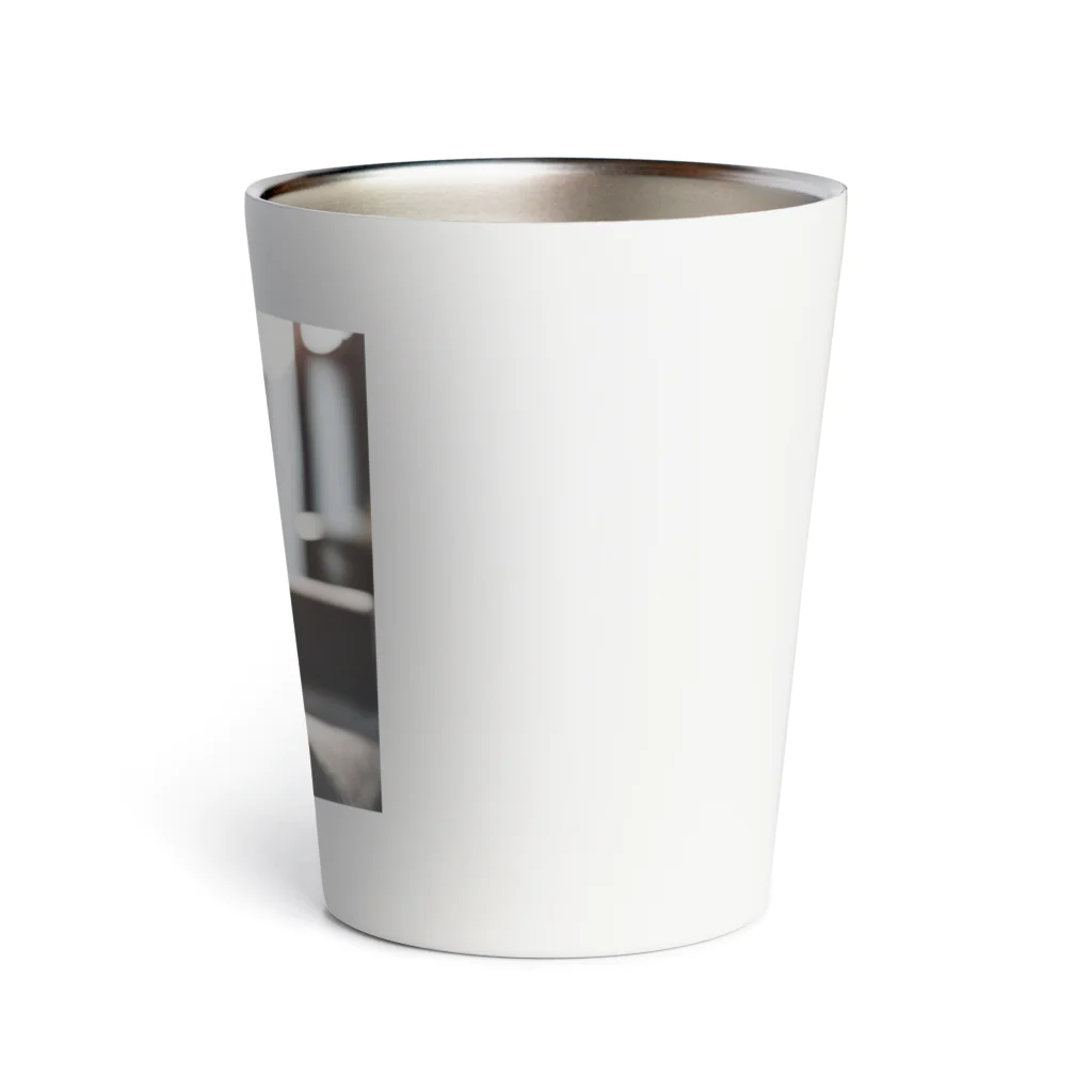 feliceのリビングでごろんとする猫 Thermo Tumbler