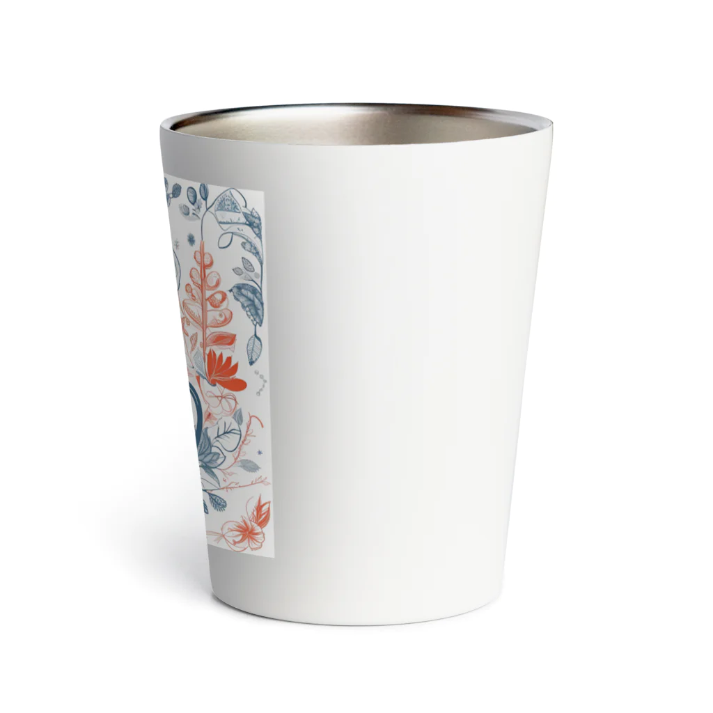 (っ◔◡◔)っ ♥ Le Petit Trésor ♥の花の詩カップ(The Flower Poetry Cup) Thermo Tumbler