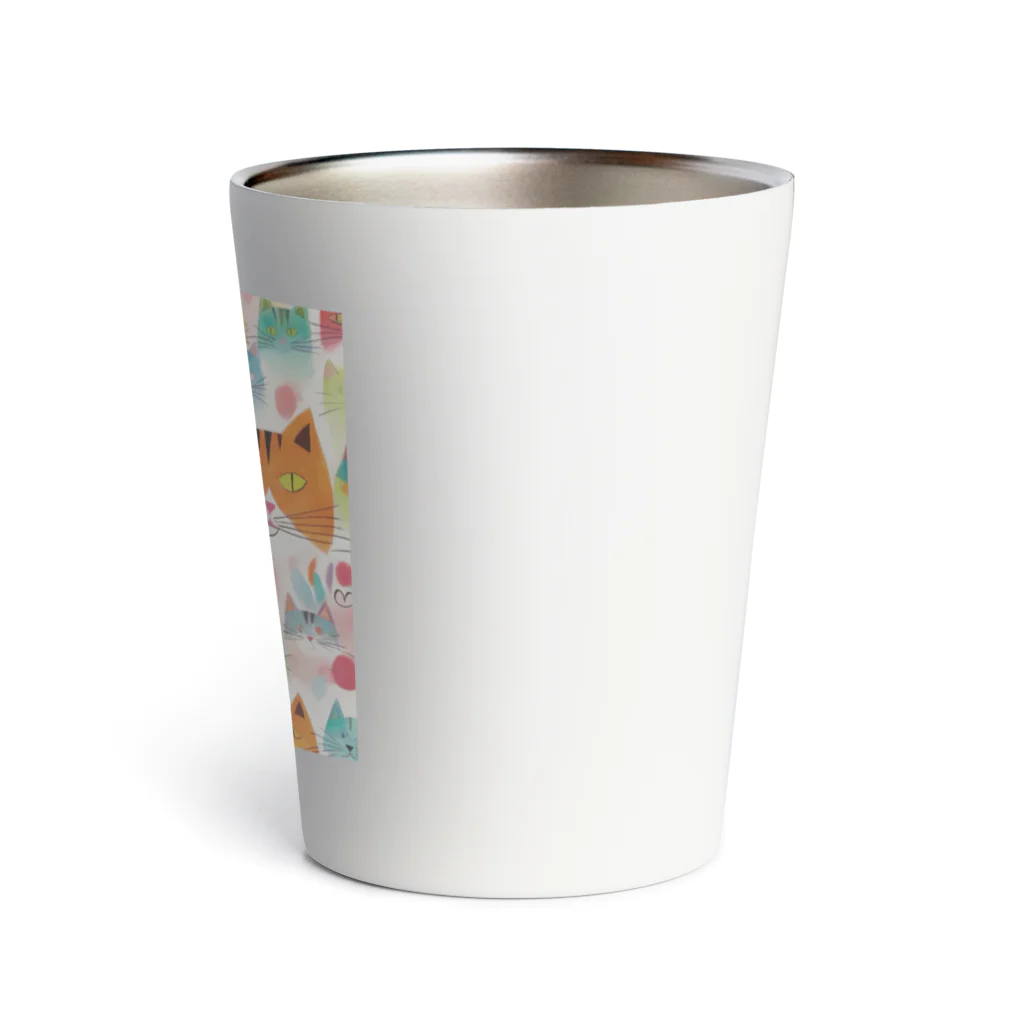 F2 Cat Design Shopのbeloved cats 002 Thermo Tumbler