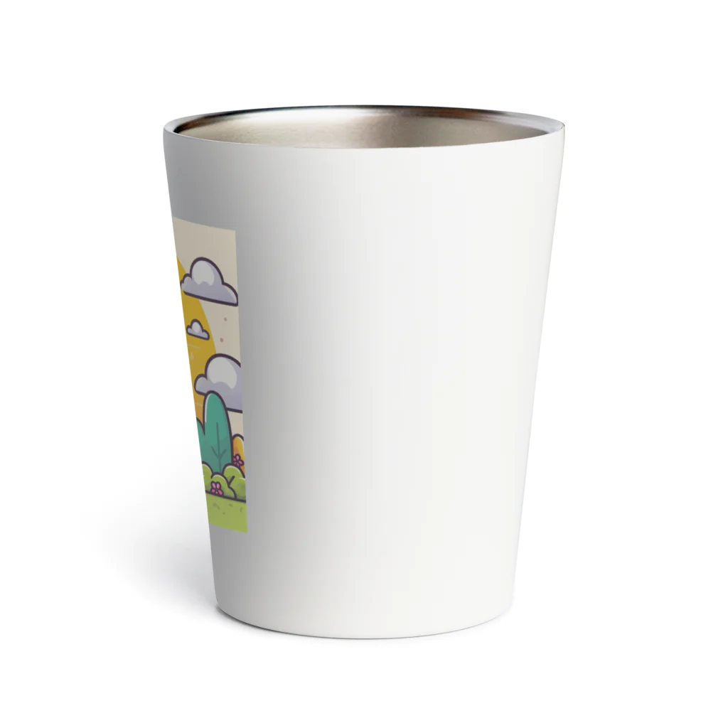 4146-の夕暮れぬこ Thermo Tumbler