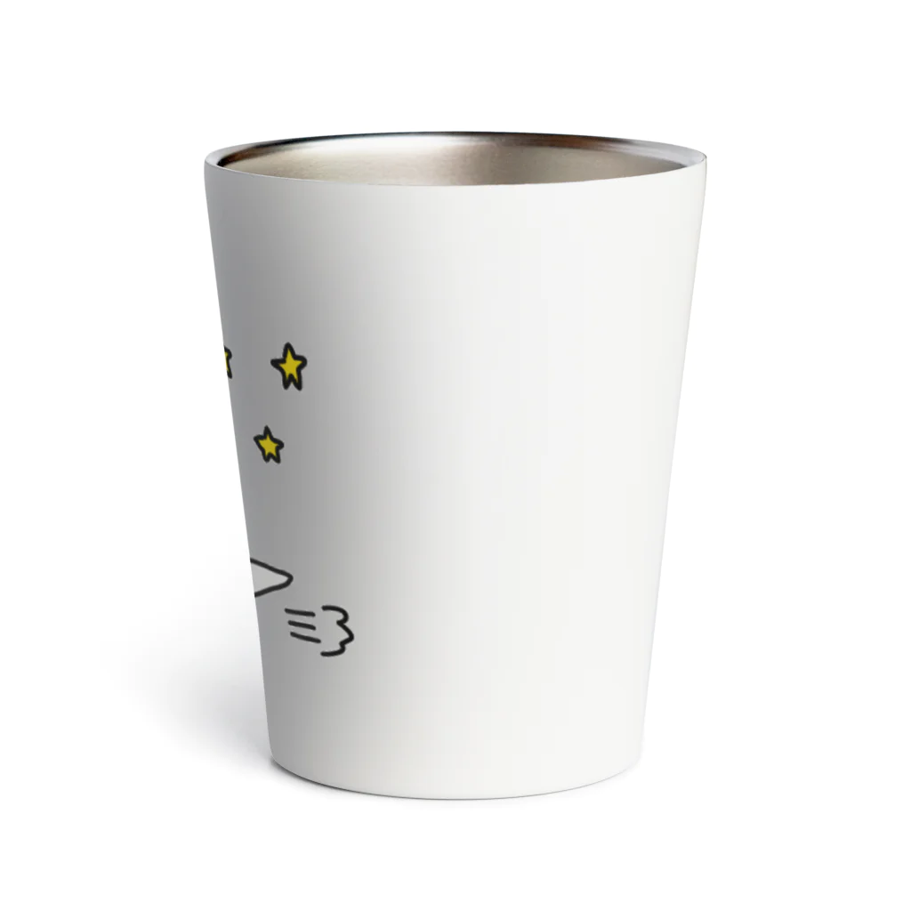 愛と幸せの魔法使いの月夜に駆けるプリン Thermo Tumbler