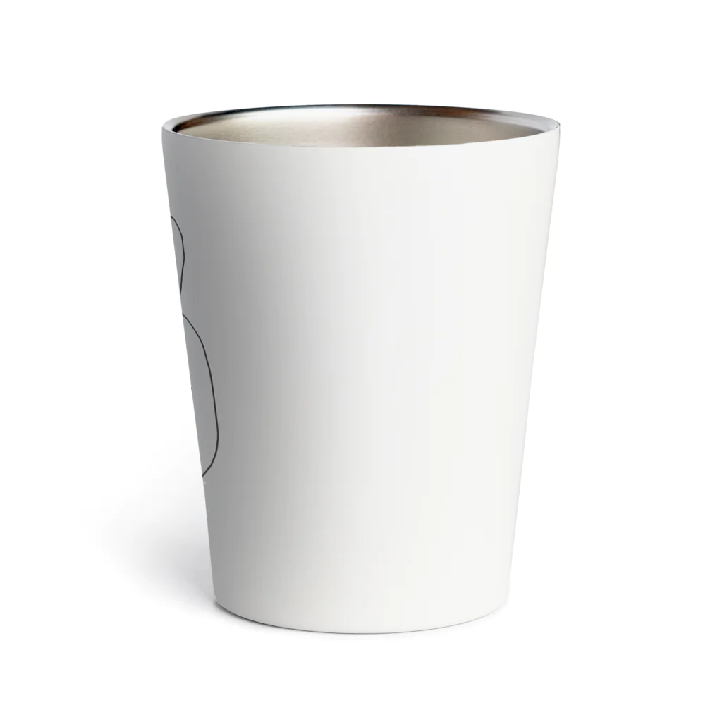 ティッシュティッシュのただのウサギ Thermo Tumbler