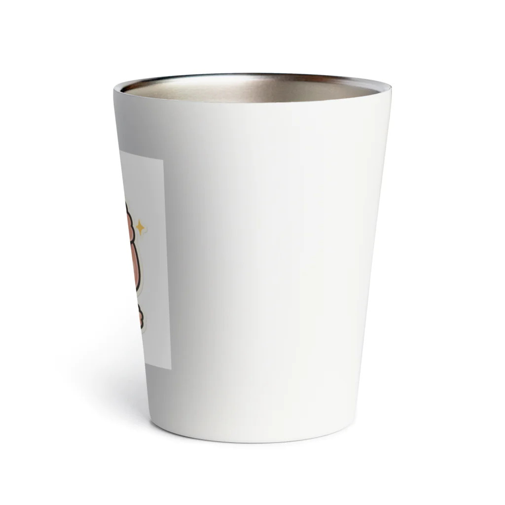 keikei5のトイプードルはまるでぬいぐるみのよう Thermo Tumbler