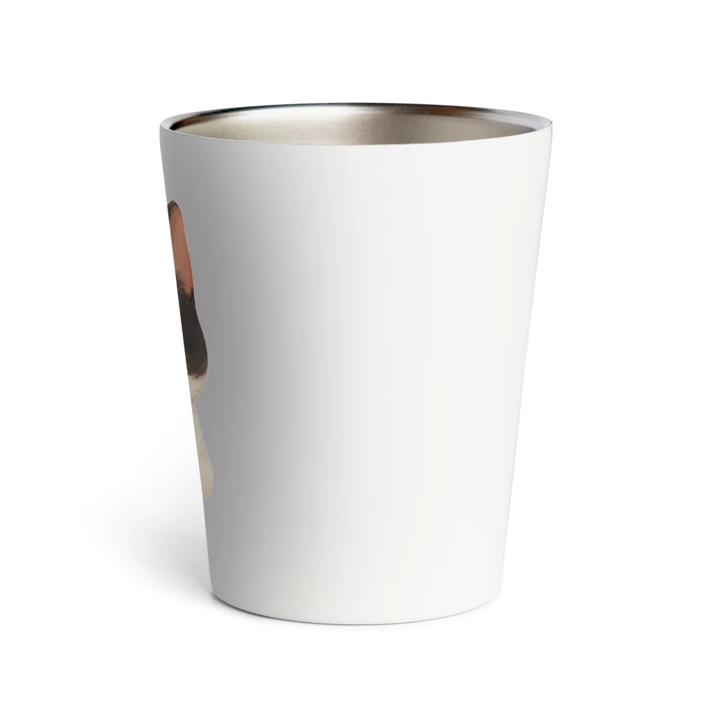 Cute Animalsのモノクロ猫 Thermo Tumbler