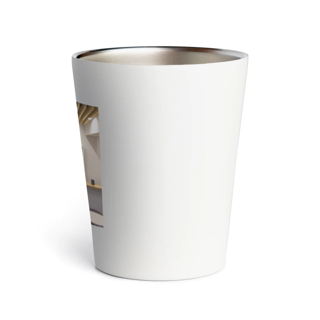 katsuki_toyotaのカフェイラストくん Thermo Tumbler