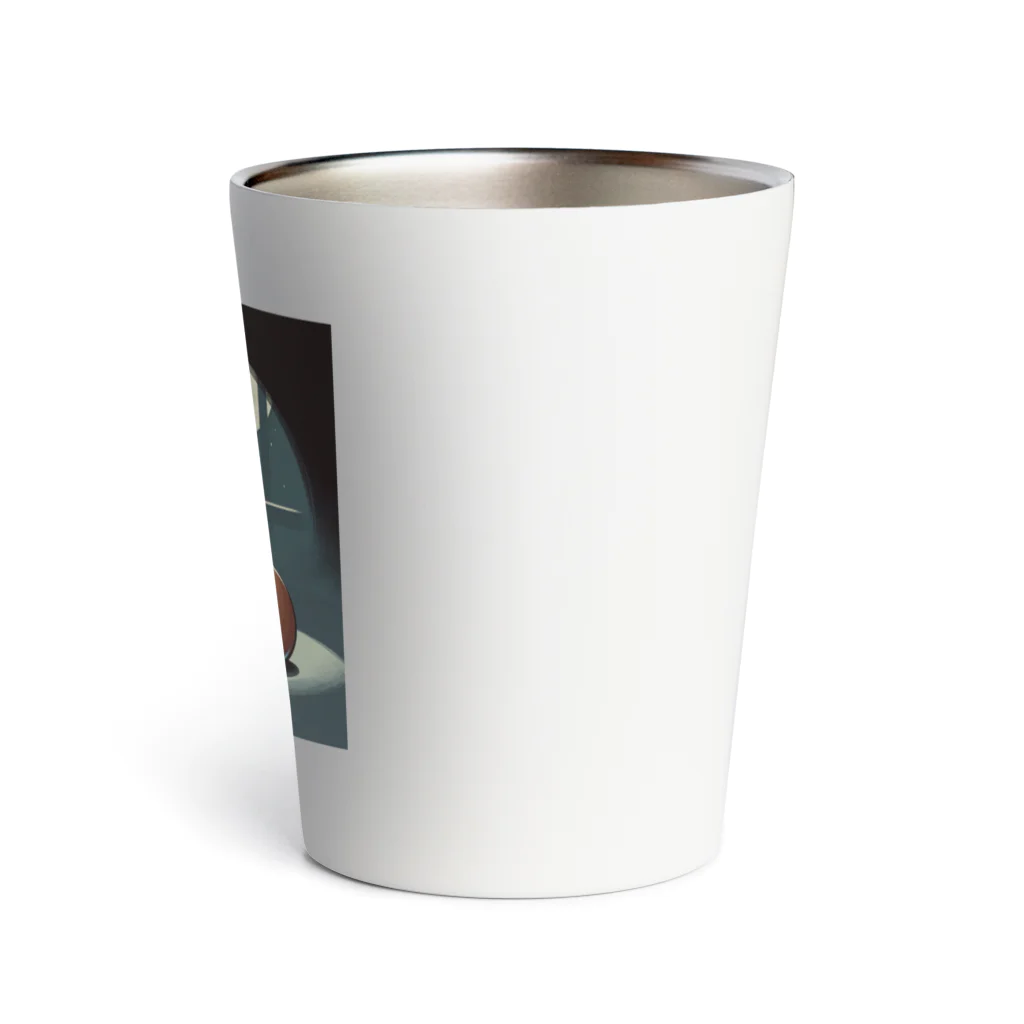 keikei5のかわいいダックスフンドが深い眠り Thermo Tumbler