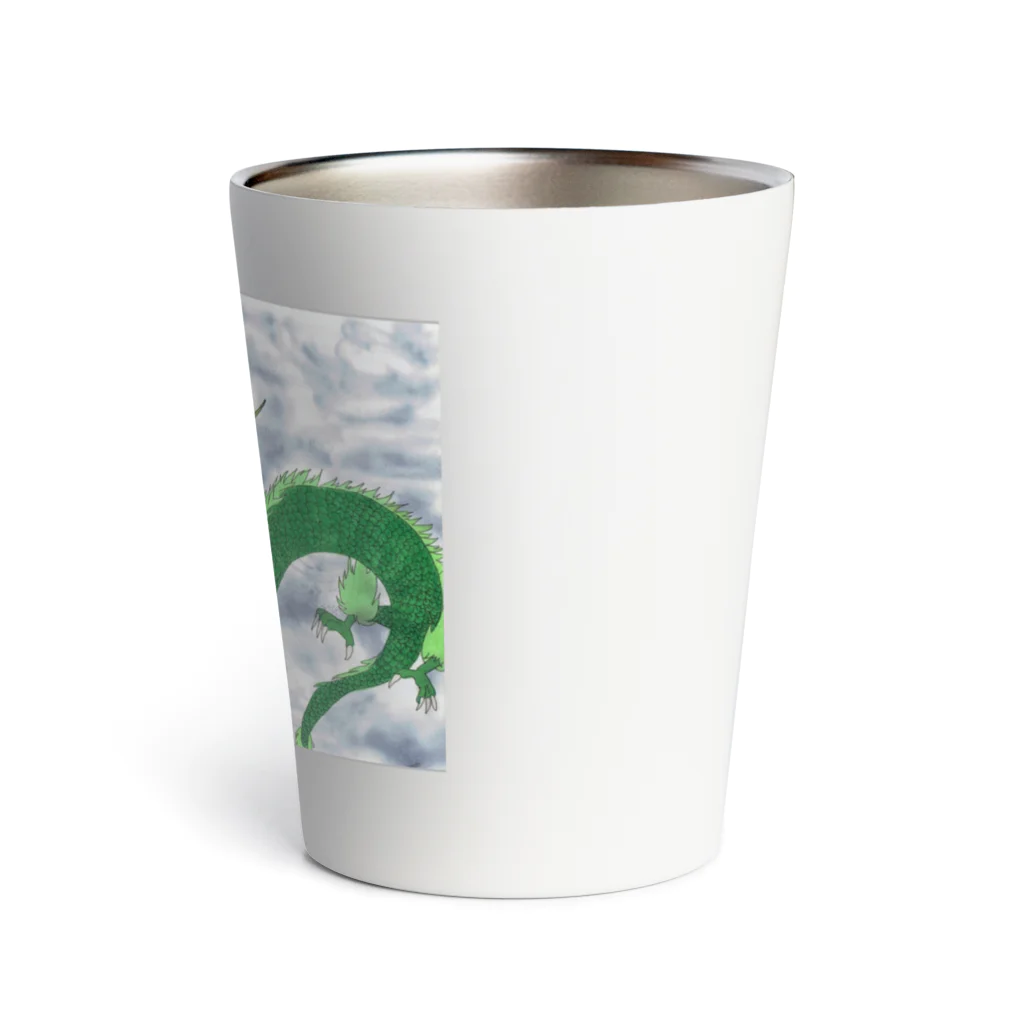 Daria tanakaの龍神&雲 Thermo Tumbler