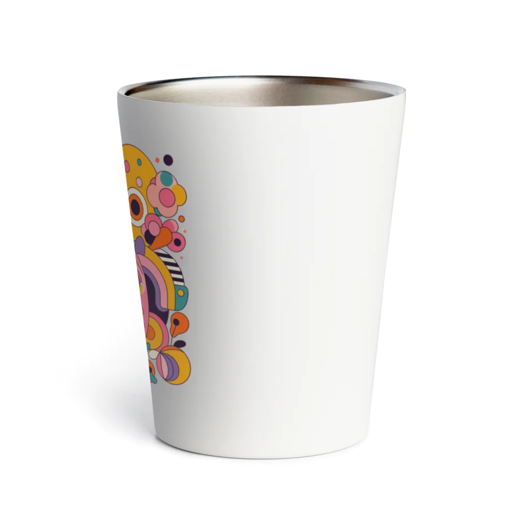 momonekokoのラブラブな猫ちゃん Thermo Tumbler