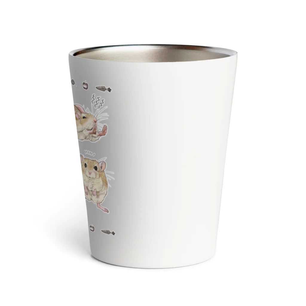 a.m　factoryのマカロニマウス Thermo Tumbler