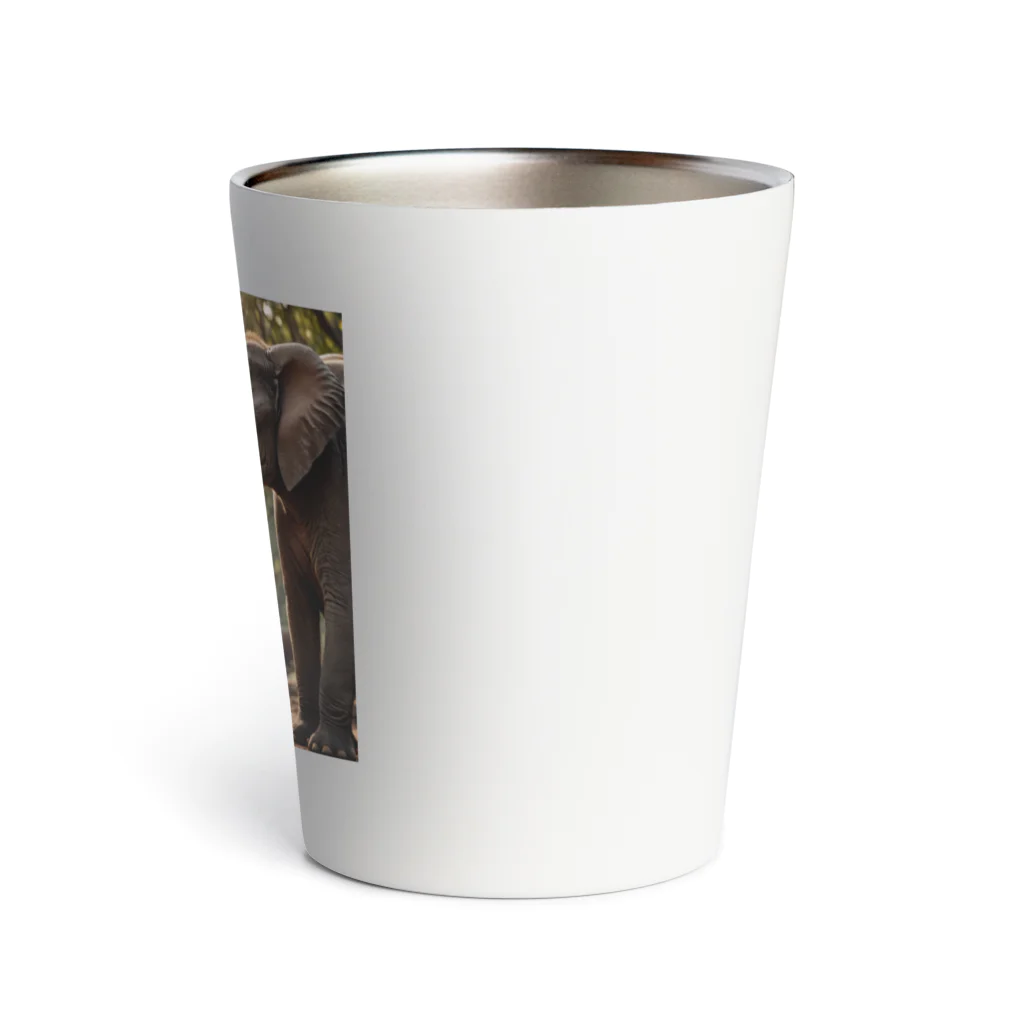 ミスターの会話している象 Thermo Tumbler
