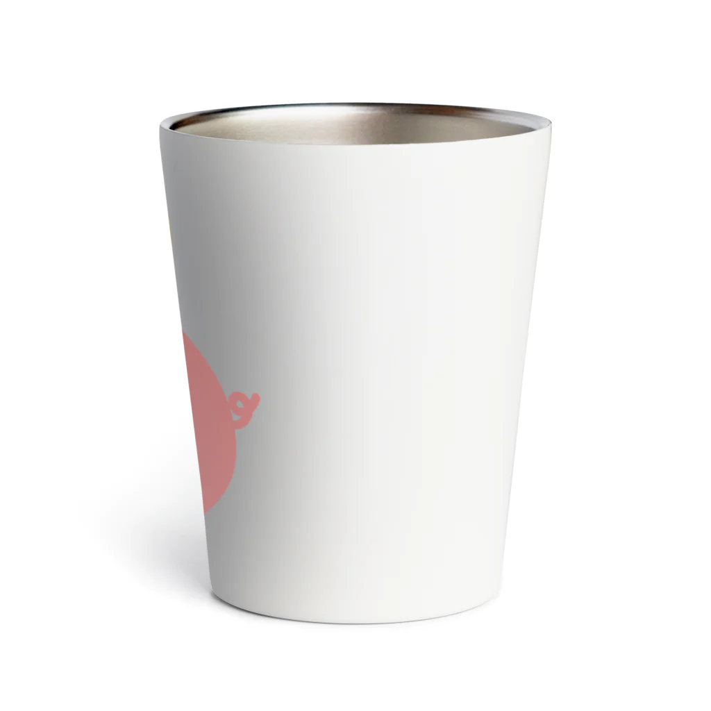 お絵かき屋さんの豚の貯金箱（ポイント） Thermo Tumbler