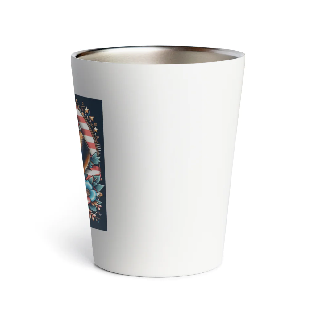 a.t.storeのアメリカンな犬 Thermo Tumbler