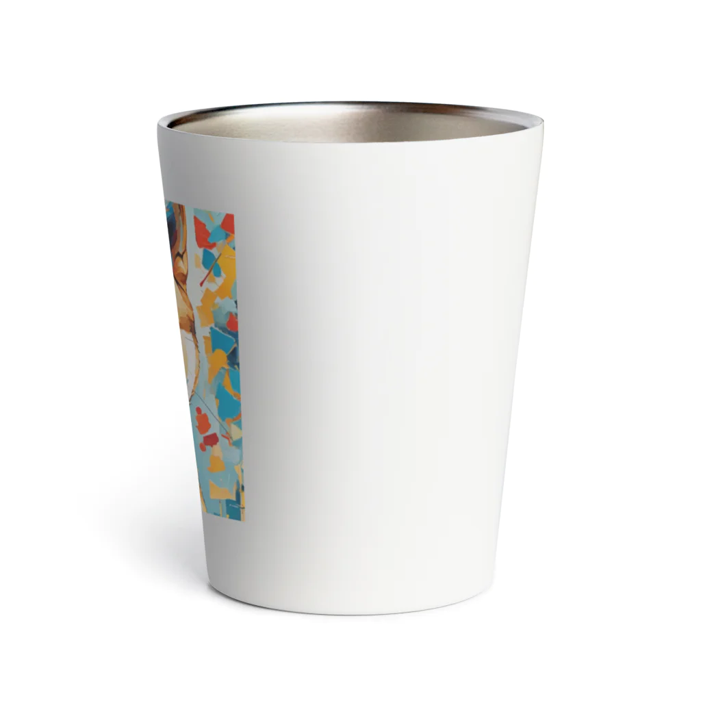 KAPPA TRAVEL GOの柴犬の幾何学 Thermo Tumbler