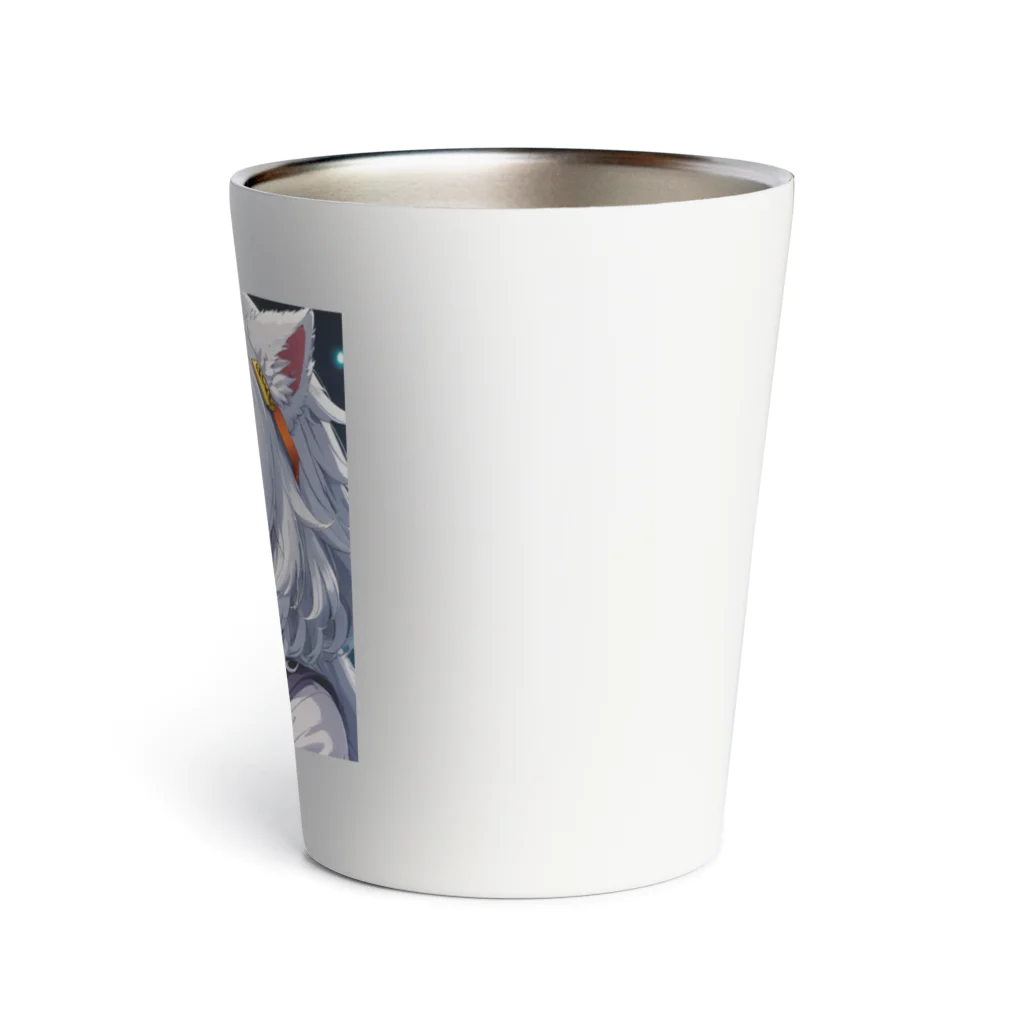 巫女スタぐらむのもふもふの美少女甘える Thermo Tumbler