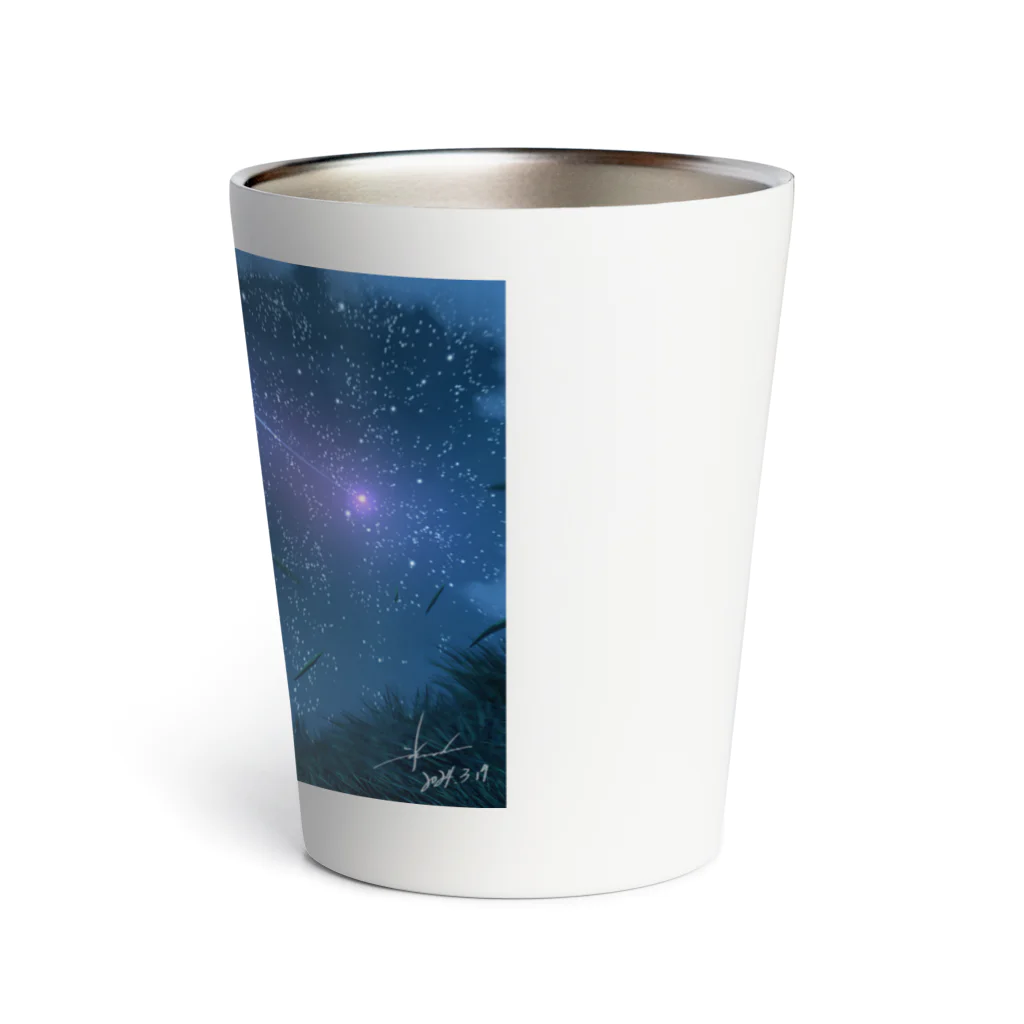 IK Shopの桃色の流れ星 Thermo Tumbler