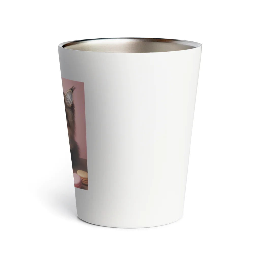 Y m @Y's shopの猫とマカロン Thermo Tumbler