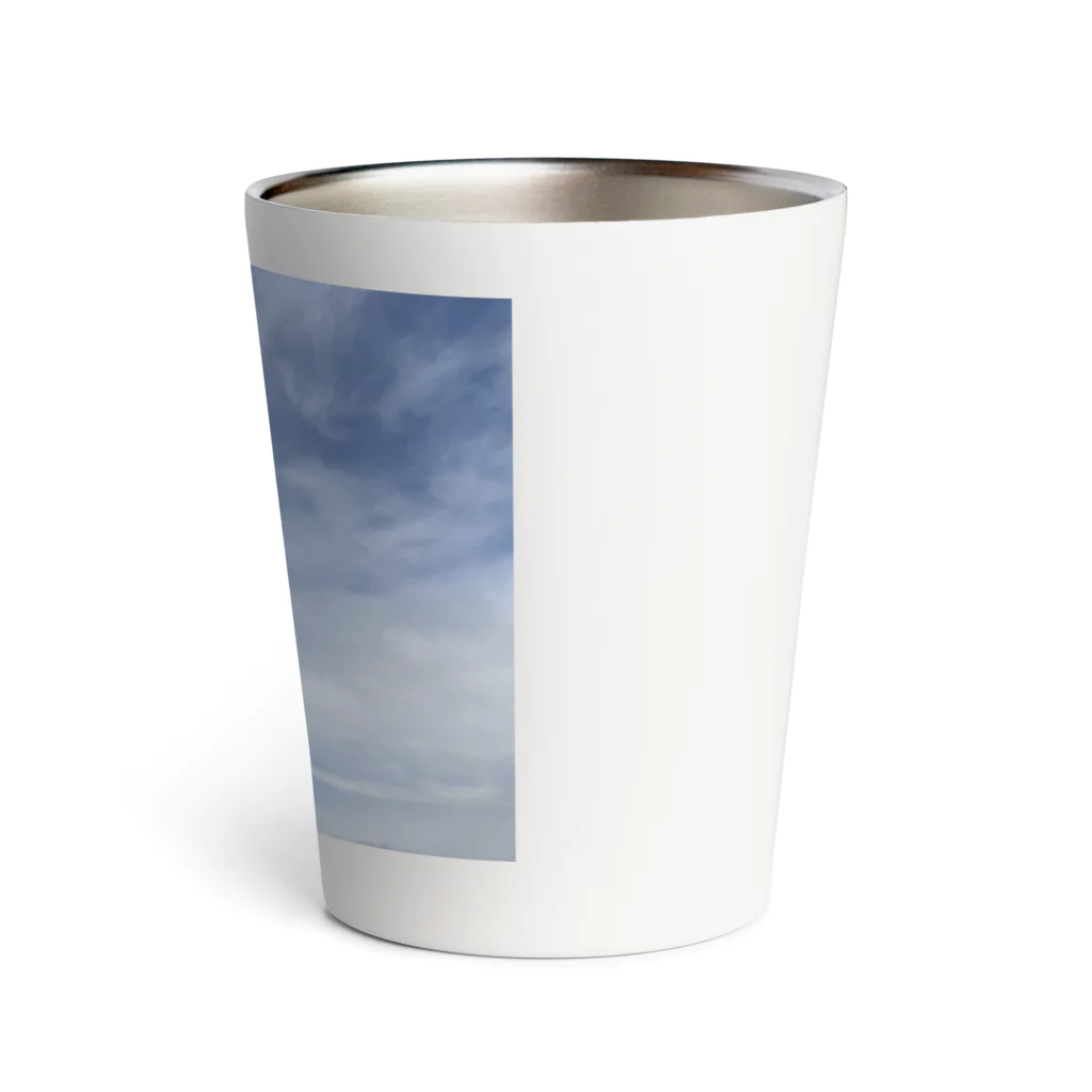 そらの4月16日　吹き荒れる風と雲 Thermo Tumbler