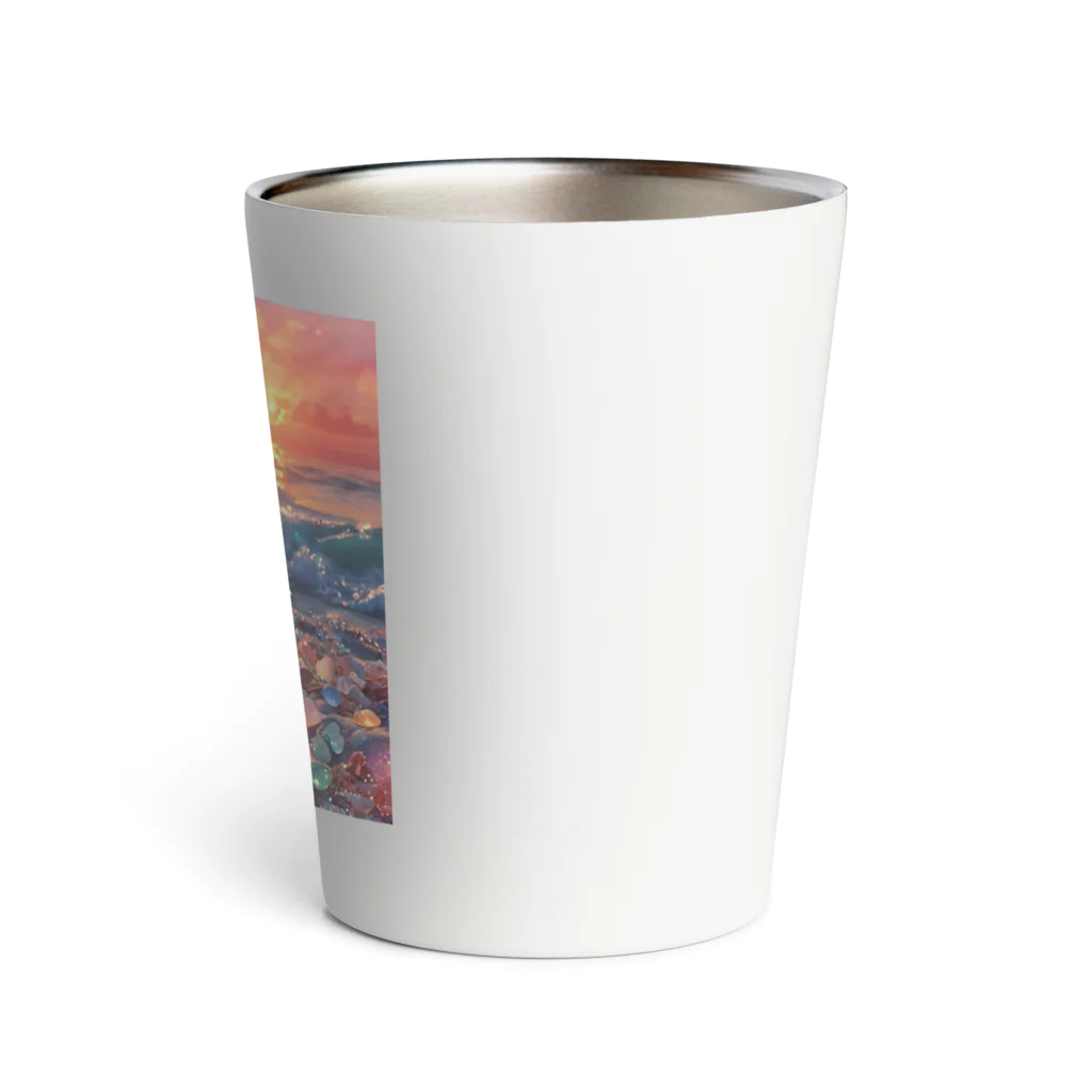 Mellow-Skyの美しすぎるハートシーグラス Thermo Tumbler