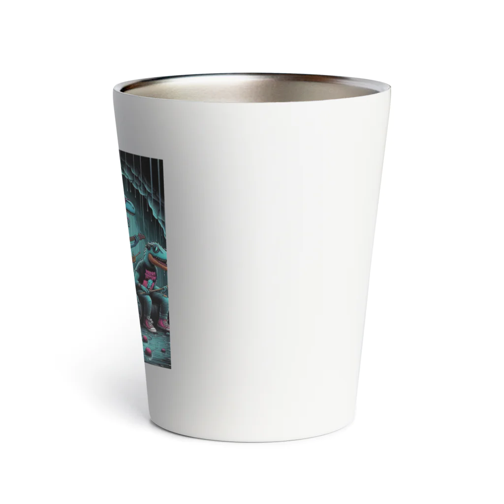 momonekokoのROCKな恐竜 Thermo Tumbler