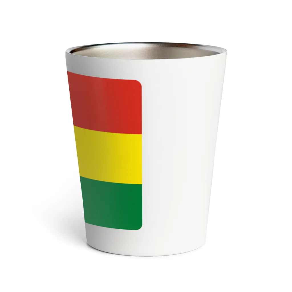 お絵かき屋さんのボリビアの国旗 Thermo Tumbler