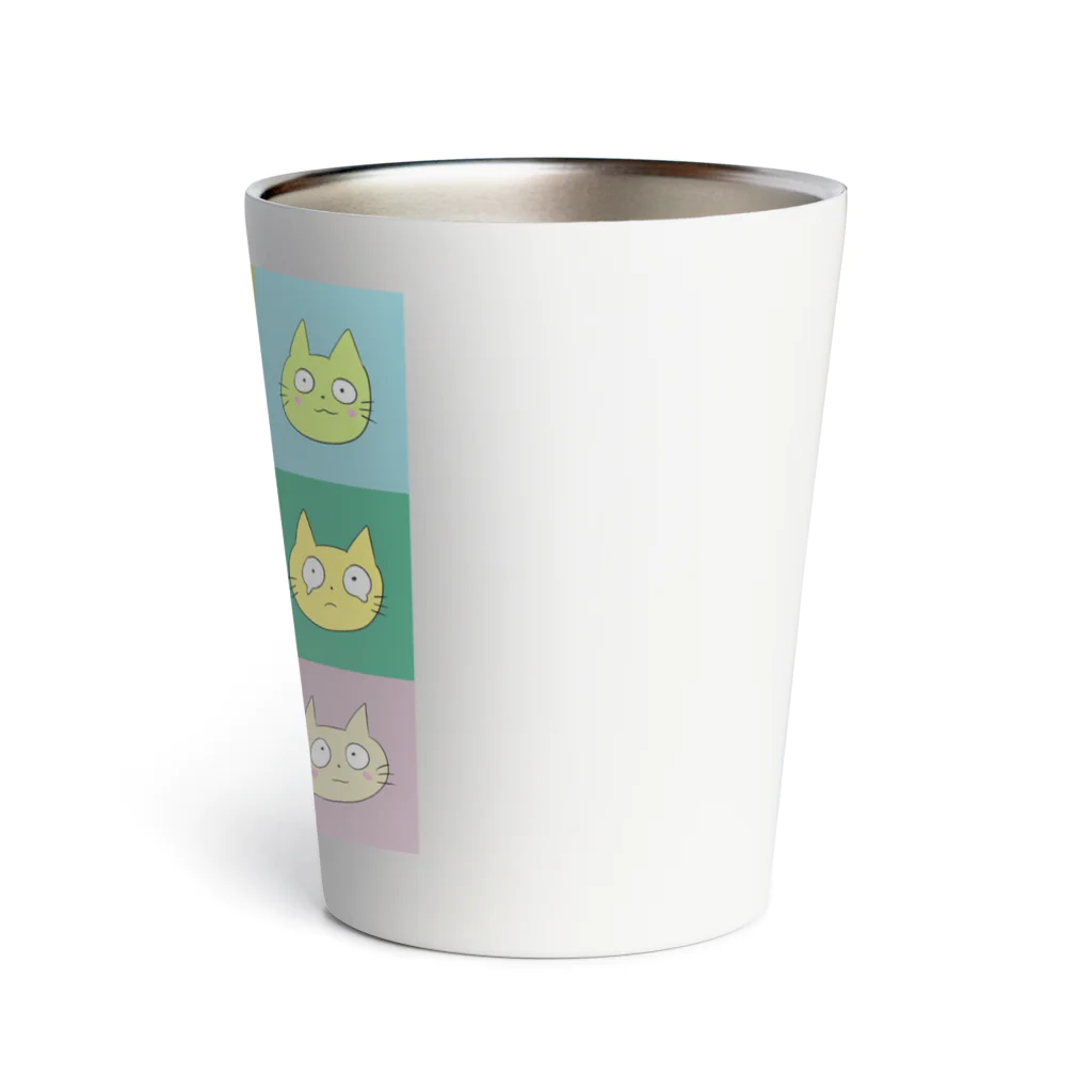 でんぼうのねこがいっぱいいる Thermo Tumbler