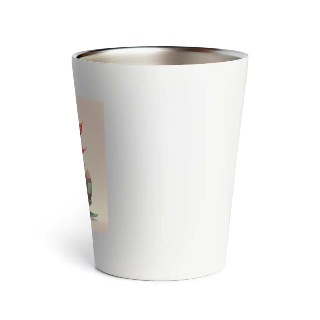 ganeshaのおもちゃの球体を持つかわいいカメ Thermo Tumbler