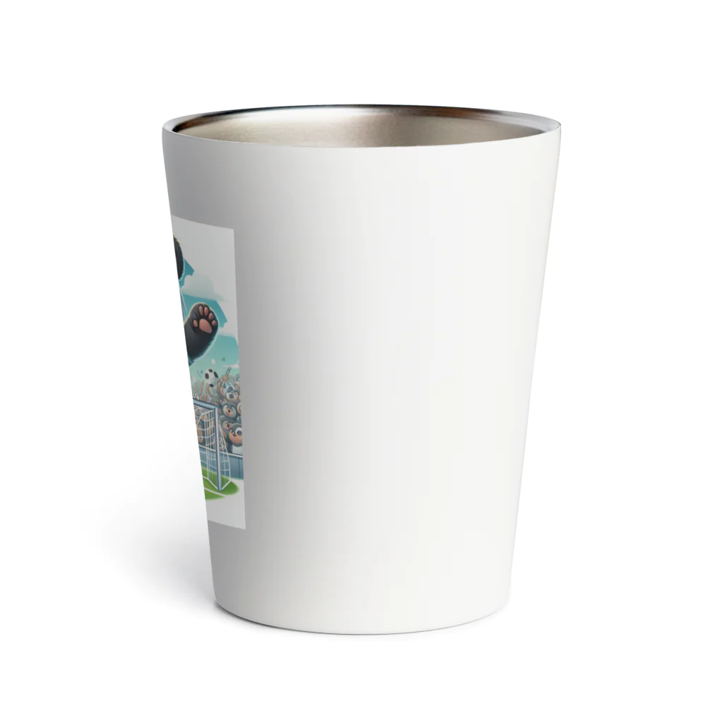 アニマルホビーズのサッカーパンダ Thermo Tumbler