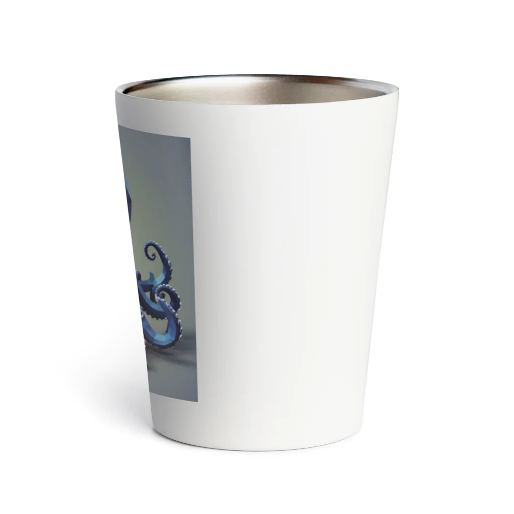 asuto_20のローポリ風タコ Thermo Tumbler