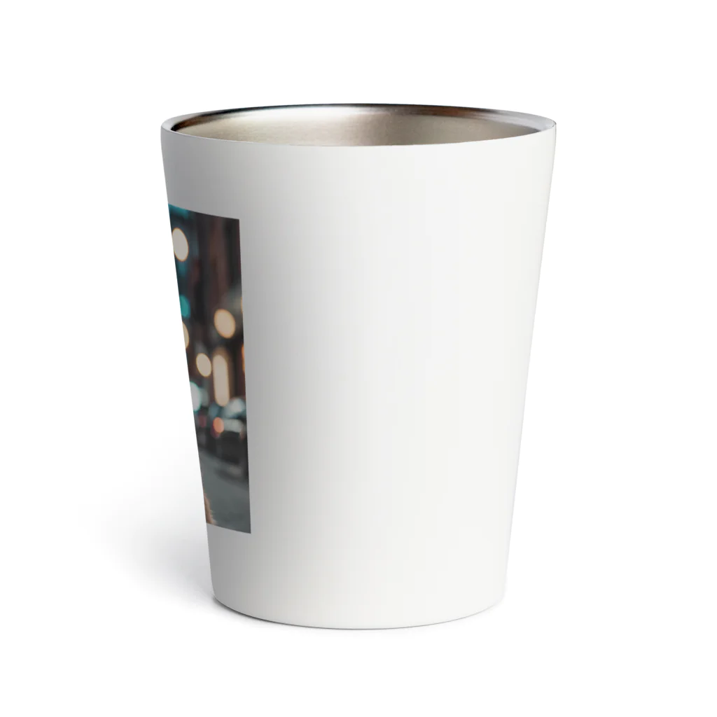 AI Design Labの勇敢な猫 Thermo Tumbler