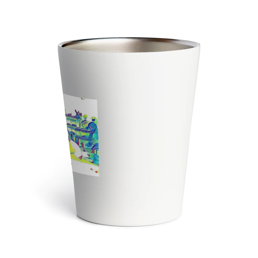 ﾌﾗﾜｰﾎｴｰﾙ　ちづっこの伊豆のカエルくん Thermo Tumbler