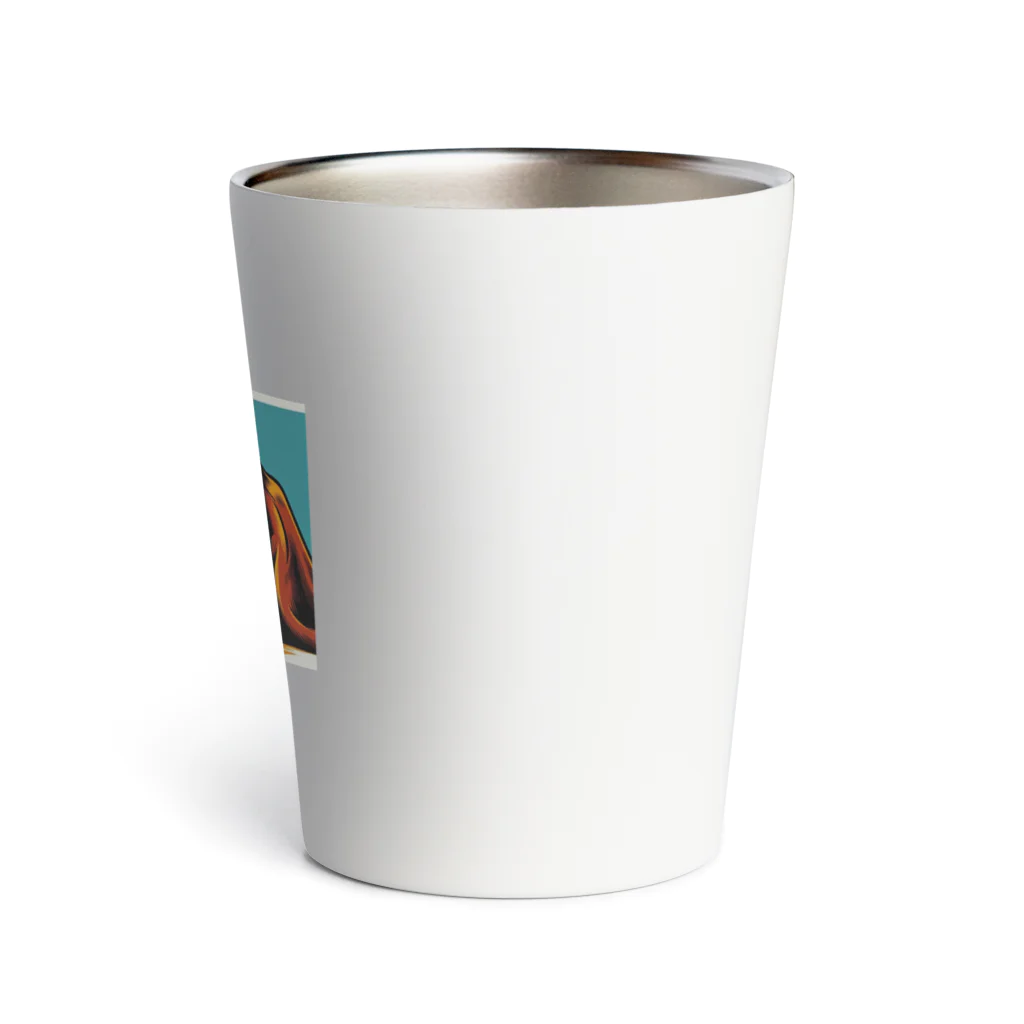 HARAPECOSAURUSの耳タレ犬は見ているよ Thermo Tumbler