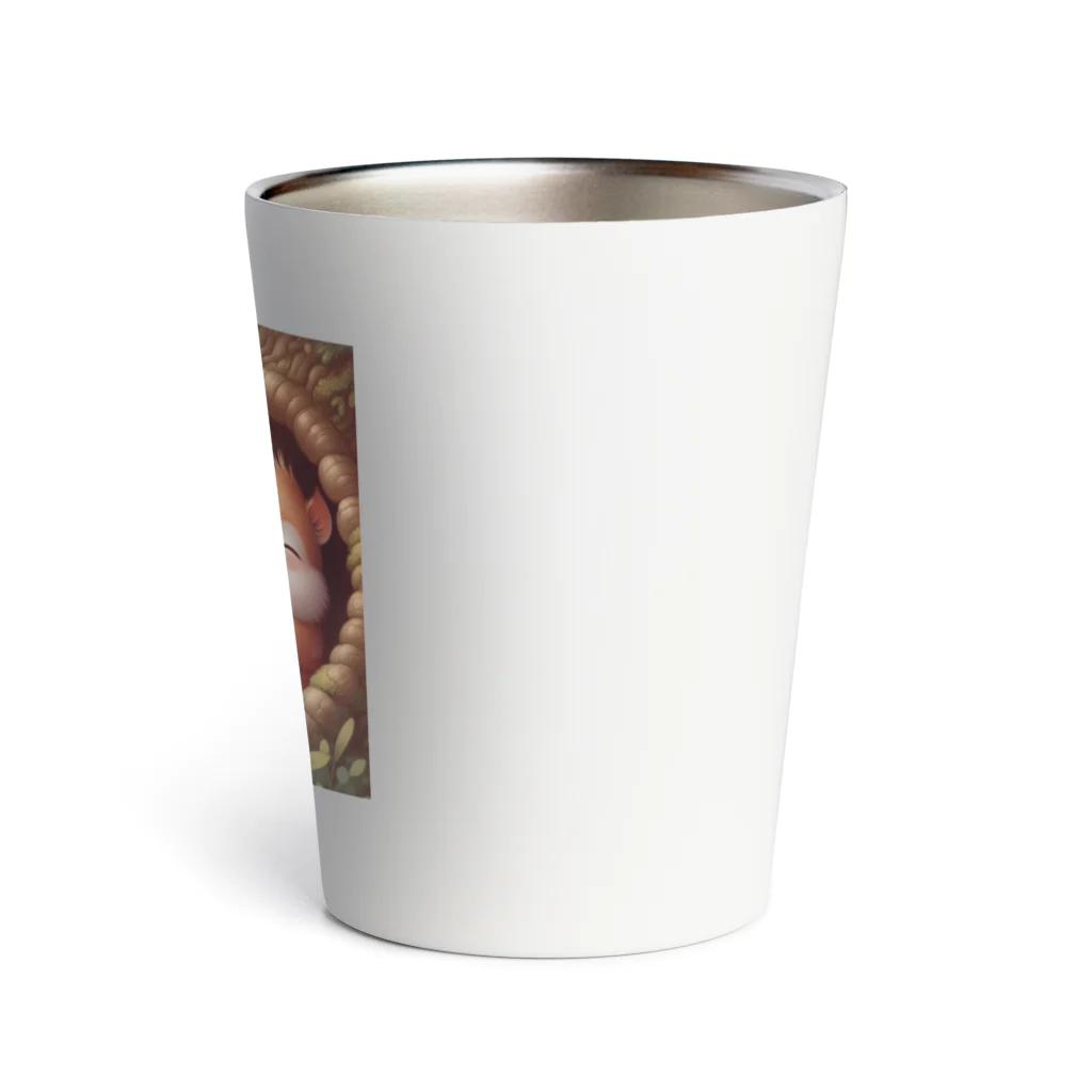 Yama_49のくつろぎリス Thermo Tumbler