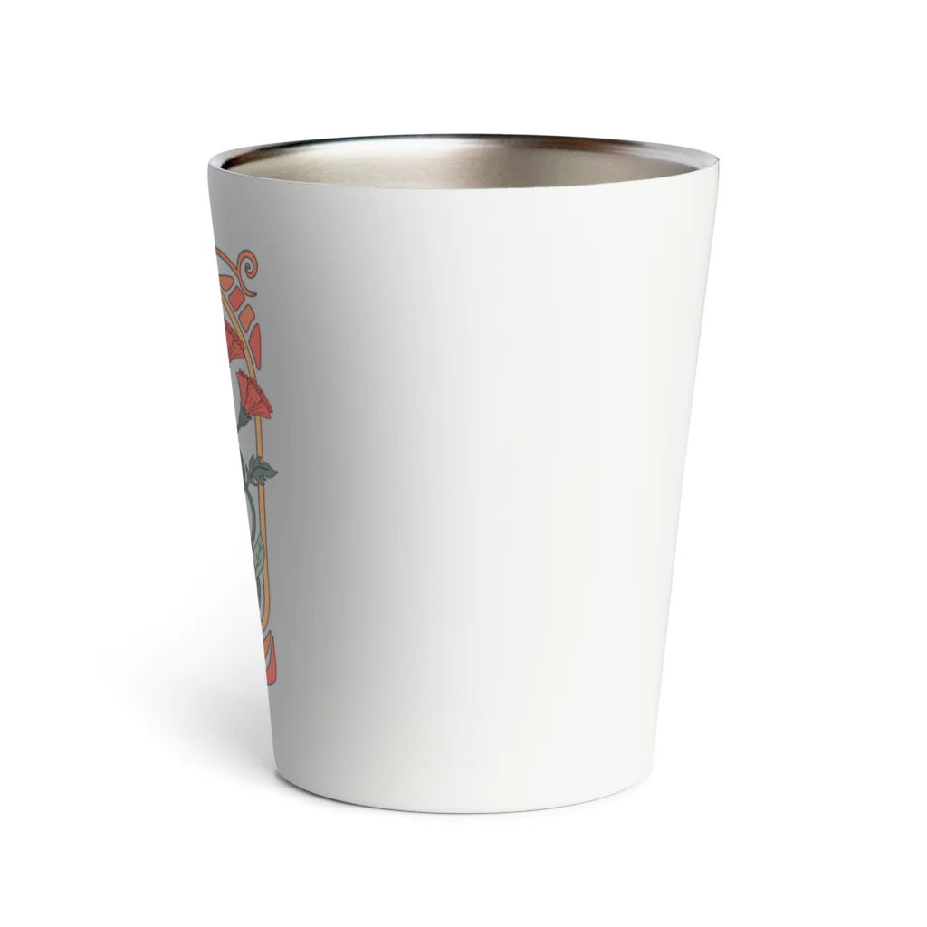 NatureDesignStoreの太陽とフラワー Thermo Tumbler