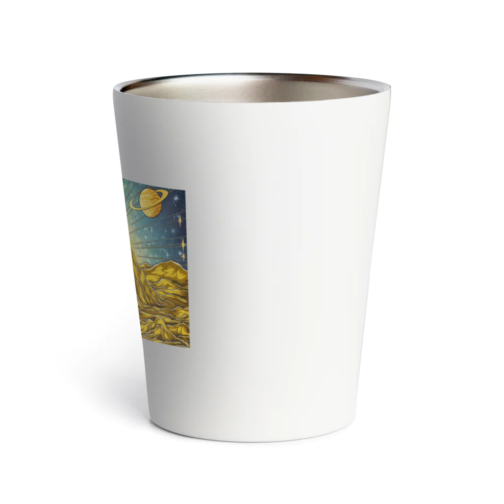 JoyfulMomentsCraftsの黄金とポテト ー Golden and Potato ー Thermo Tumbler