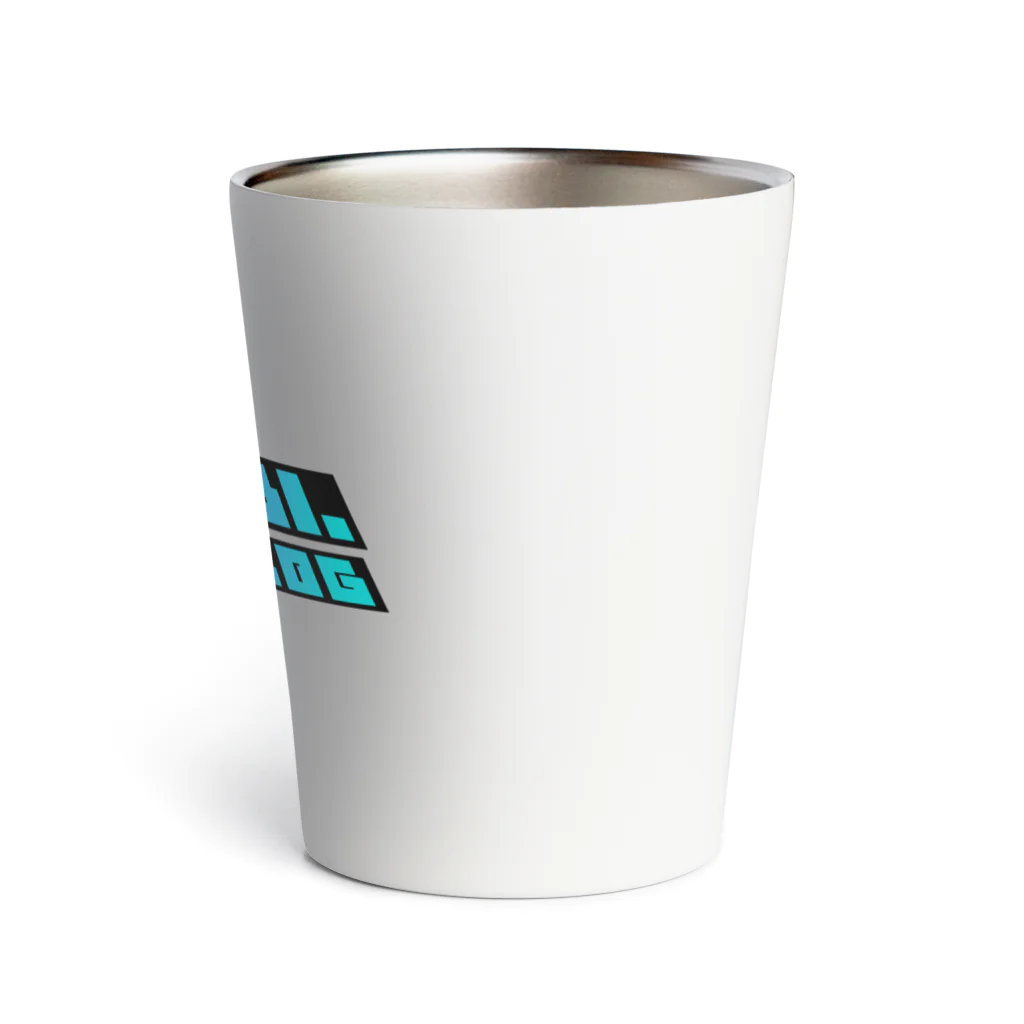 MIYABIのショップの1stAnniv.ロゴ(グラデブラック) Thermo Tumbler