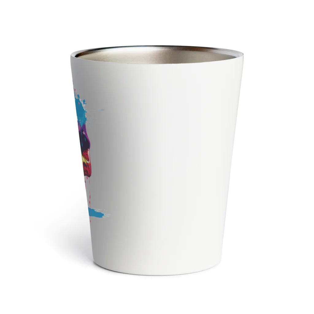 こもれびのカラフルなドクロ Thermo Tumbler